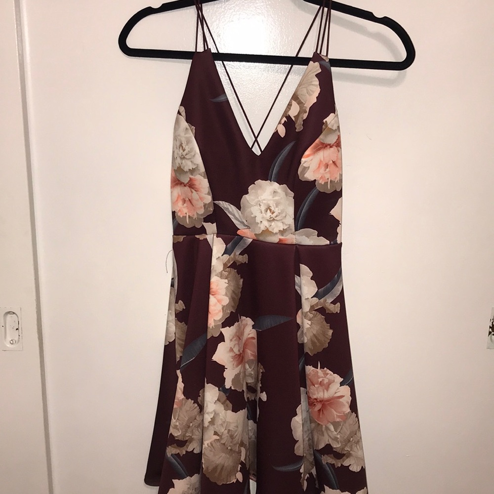 Red Flower Dress